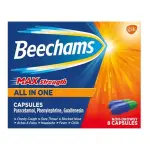 Beechams Max Strength All In One – Powerful Cold, Flu & Chesty Cough Relief
