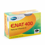 ENAT 400 Natural Vitamin E 30 Softgel Capsules – Antioxidant Support for Skin and Health in Kenya