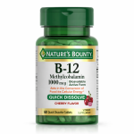 Nature’s Bounty B12 1000 mcg Quick Dissolve Tablets – Energy, Metabolism & Nervous System Support | Available in Kenya