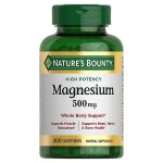 Nature’s Bounty Magnesium 500 mg Coated Tablets – Muscle, Bone & Nerve Support | Kenya