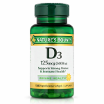 Nature’s Bounty Vitamin D3 125 mcg (5000 IU) Softgels – High‑Strength Immune & Bone Support | Kenya