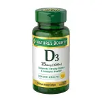Nature’s Bounty Vitamin D3 25 mcg (1000 IU) Tablets 120’s – Daily Immune & Bone Support | Available in Kenya