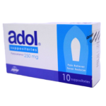 ADOL  SUPPOSITORIES 250MG 10S