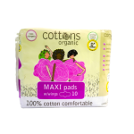 ORGANIC COTTON MAXI PADS 10`S
