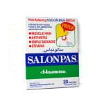 SALONPAS PAIN RELIEVING PATCH 20`S