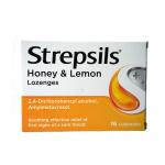 STREPSILS SORE THROAT&COUGHT LOZENGES 24S